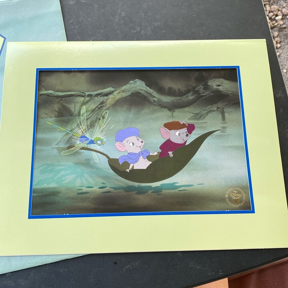 Vintage Disney Exclusive Commemorative Lithograph- The Rescuers